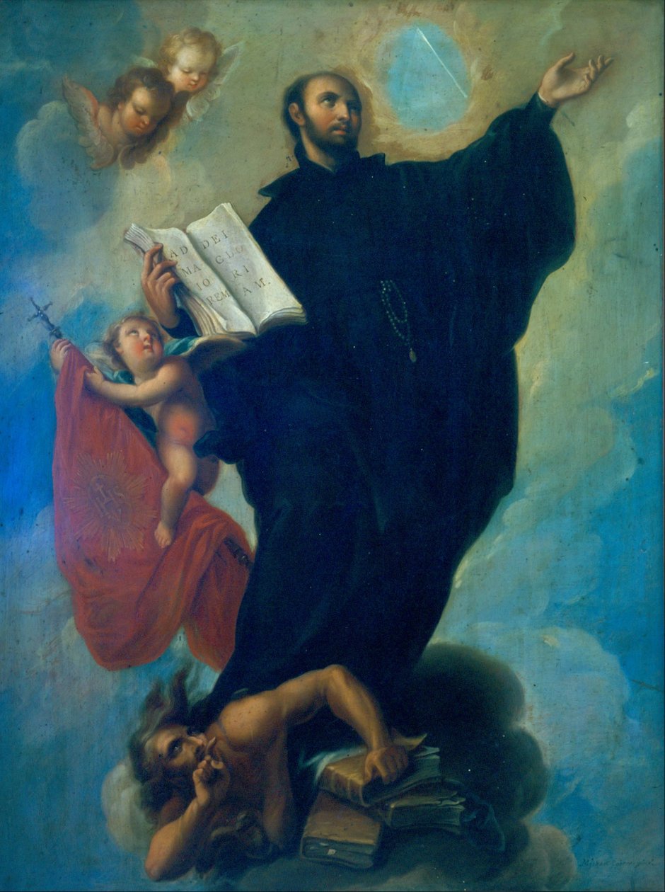Szent Ignác Loyola alkotó: Miguel Cabrera
