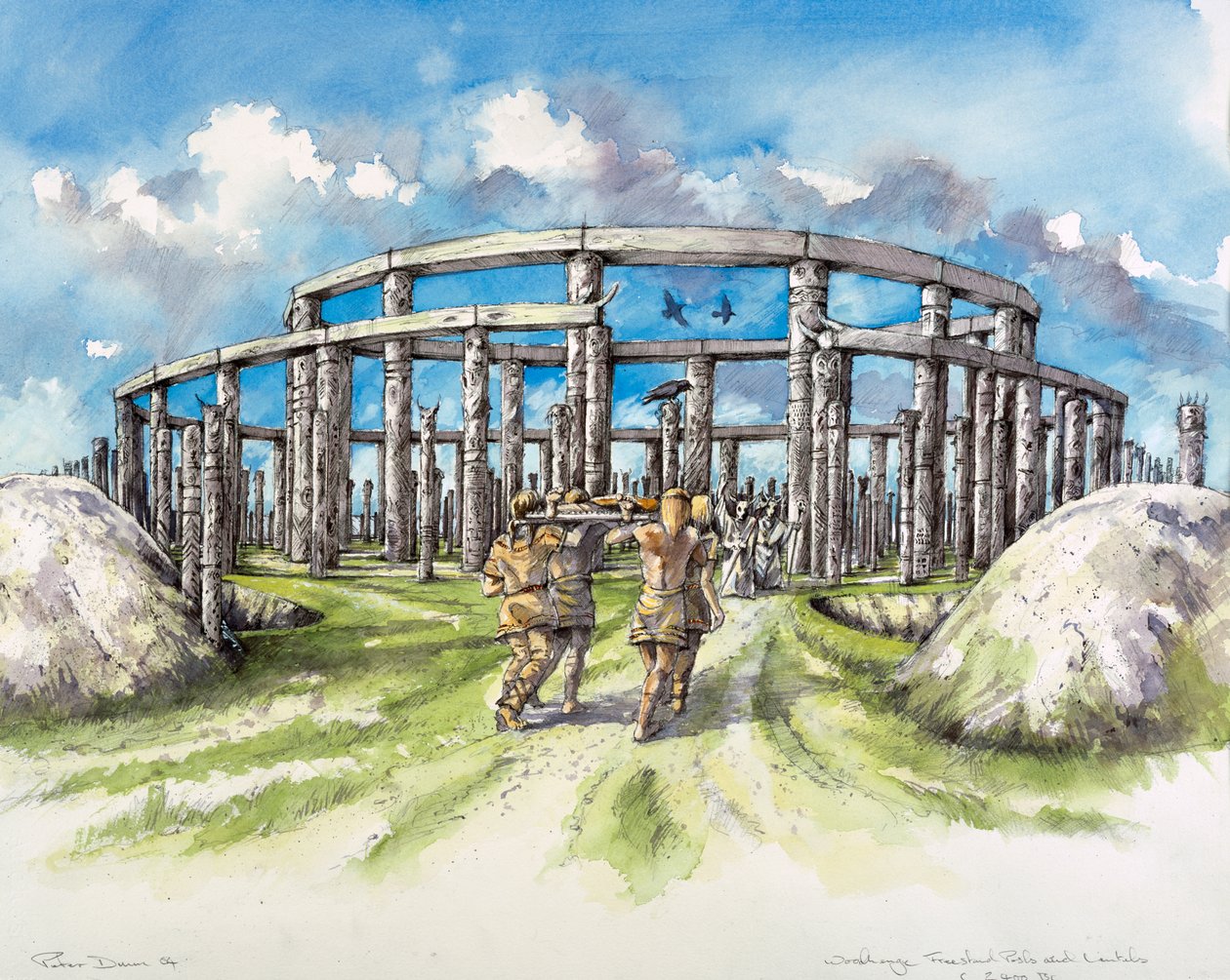 Woodhenge, ie 25. század, 1990-2010 alkotó: Mike Seaforth
