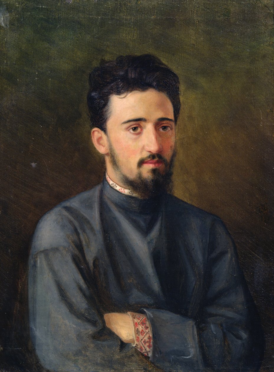 Vszevolod M. Garsin portréja, 1878 alkotó: Mikhail Georgievich Malyshev