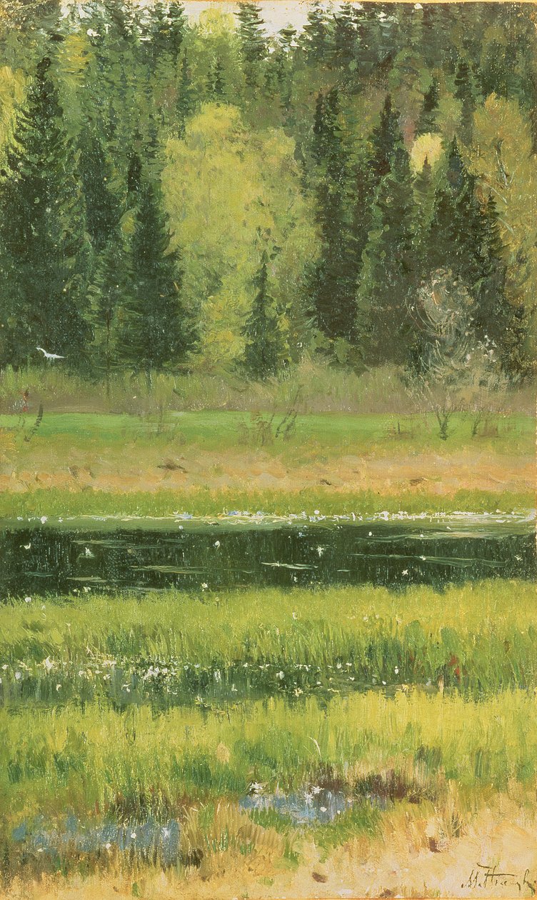 Táj, 1890 alkotó: Mikhail Vasilievich Nesterov