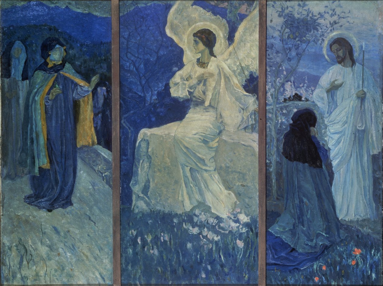 A feltámadás triptichonja alkotó: Mikhail Vasilievich Nesterov