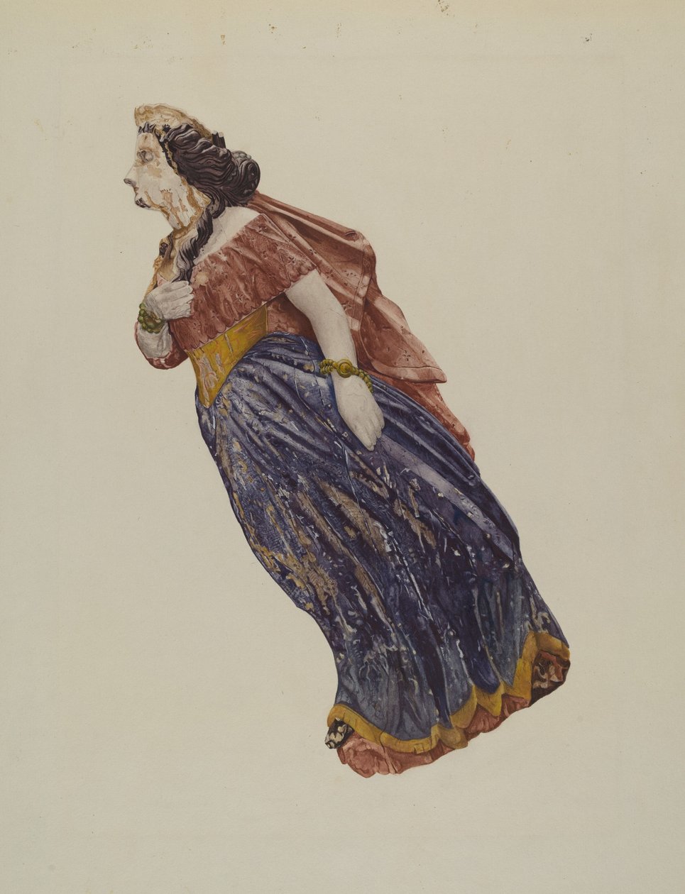 Figura: "Marie-Antoinette" alkotó: Mildred E. Bent