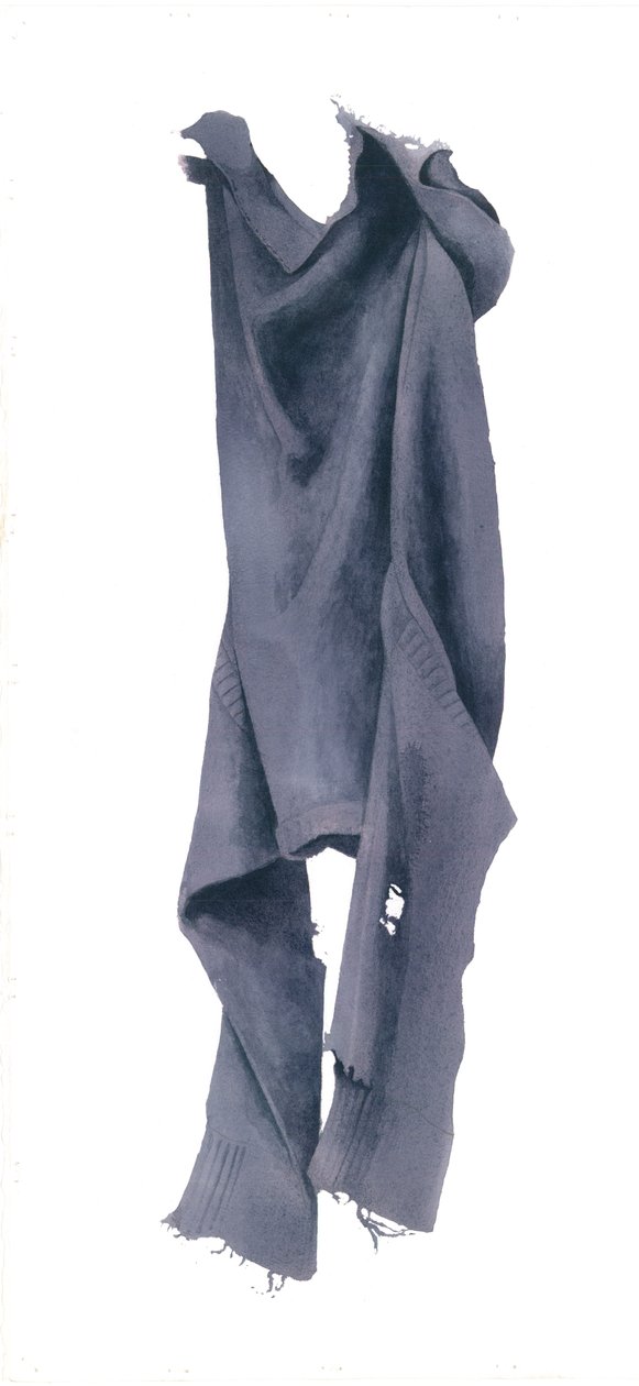 Molyfalta Guernsey jobb oldala, 2003 (wc papíron) alkotó: Miles Contemporary Artist Thistlethwaite
