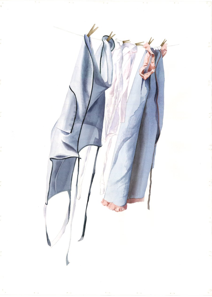 Három Annas Pinniék, 2003 (wc papíron) alkotó: Miles Contemporary Artist Thistlethwaite