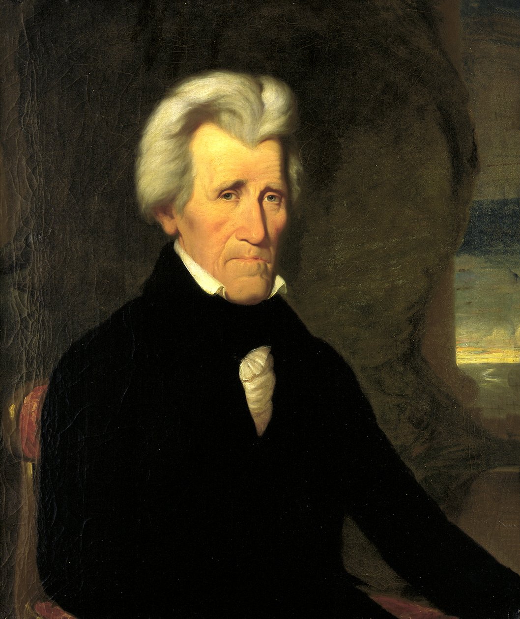 Andrew Jackson, kb. 1840. alkotó: Miner Kilbourne Kellogg