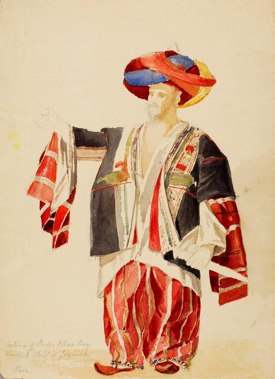 Beder Khan Bey jelmeze, n.d. alkotó: Miner Kilbourne Kellogg