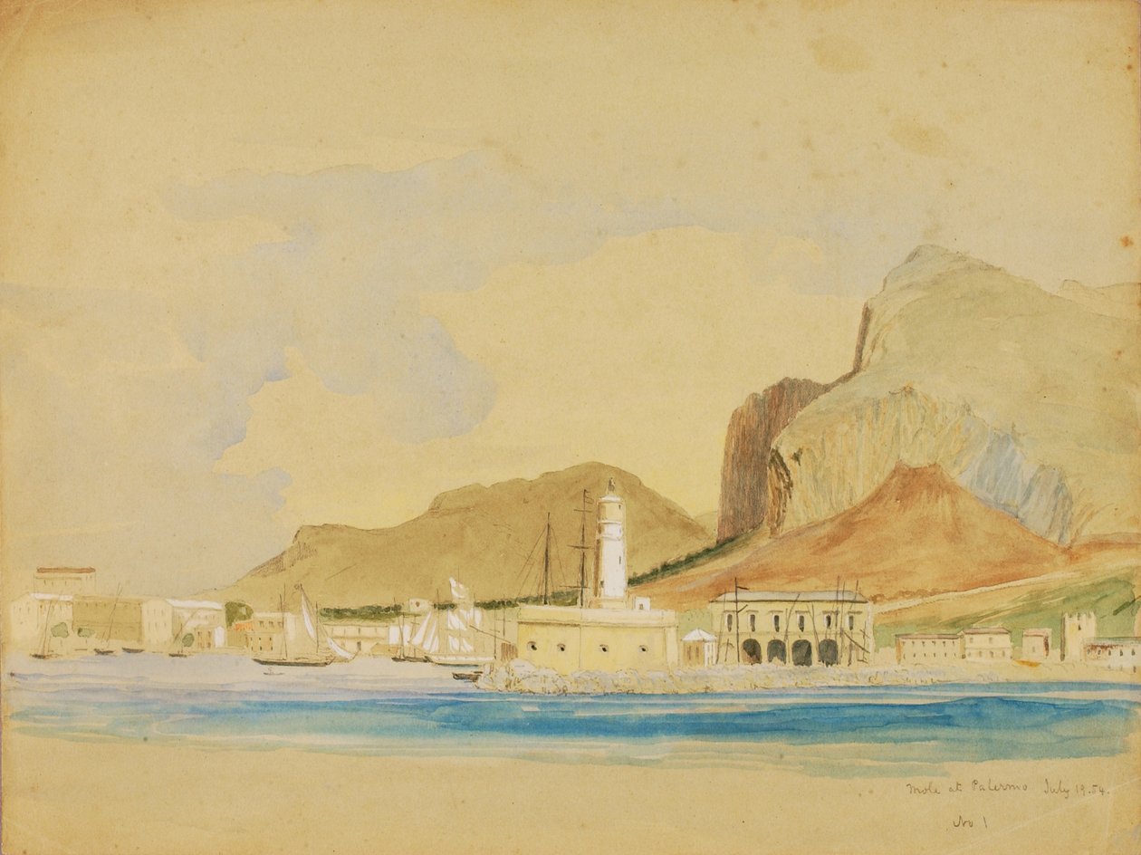 Moli Palermóban, 1854. alkotó: Miner Kilbourne Kellogg