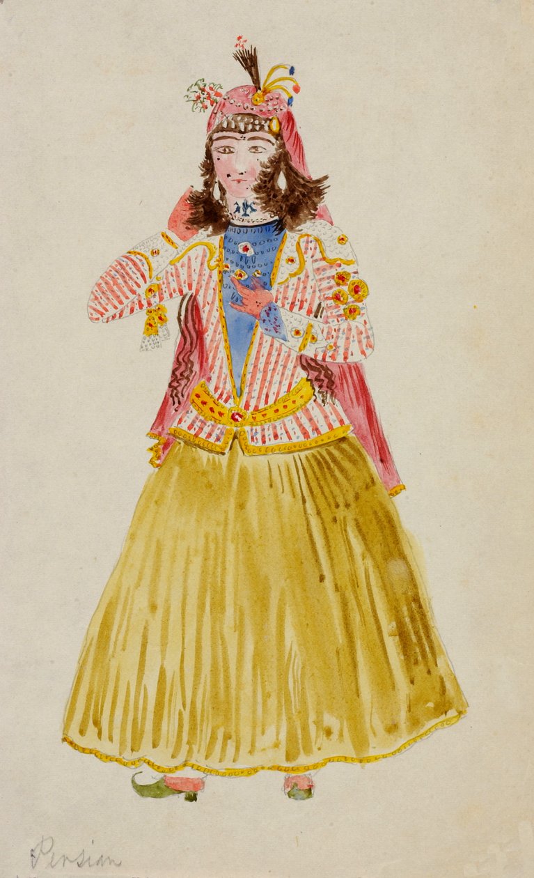perzsa lány, sz. alkotó: Miner Kilbourne Kellogg