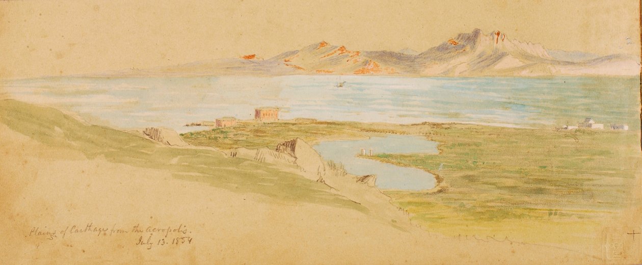 Karthágói síkság, 1854. alkotó: Miner Kilbourne Kellogg
