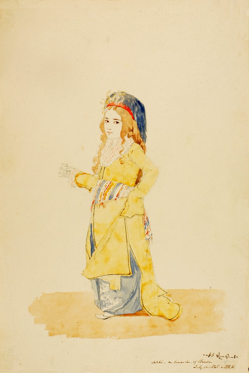 Sophi, brusai örmény, 1845. alkotó: Miner Kilbourne Kellogg