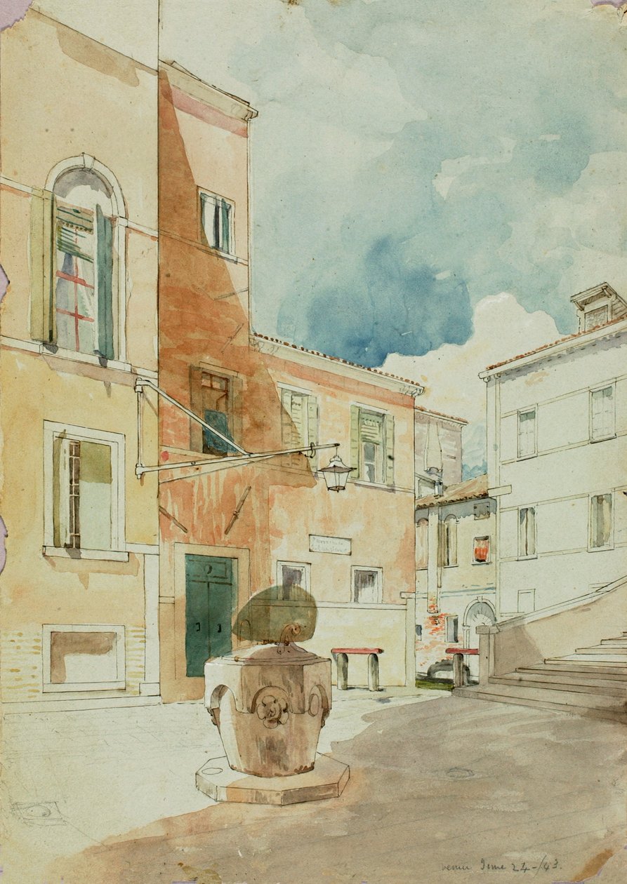 Velence, 1843. alkotó: Miner Kilbourne Kellogg