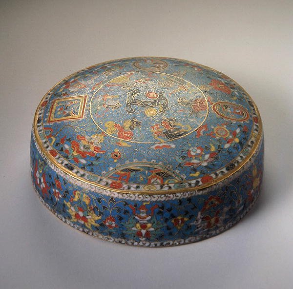 Mandala (Cloisonne zománc) (lásd még: 272150) alkotó: Ming Dynasty Chinese School