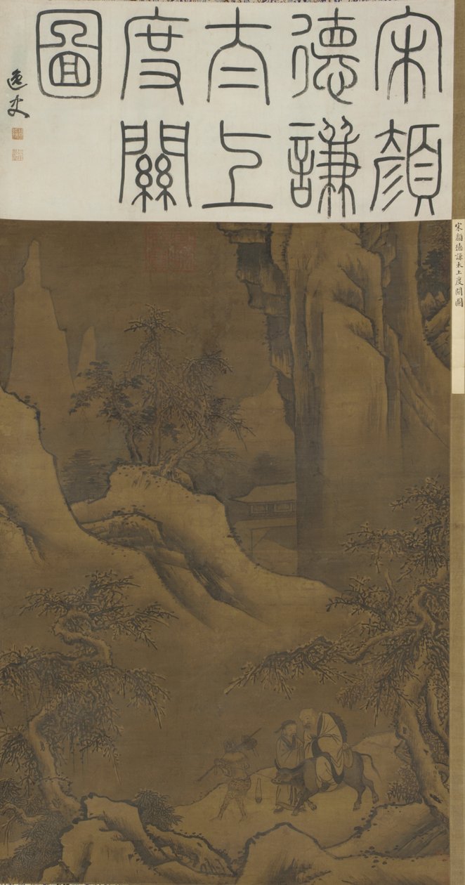 Laozi átkelés a hágón, 1600 körül alkotó: Ming Dynasty Chinese School