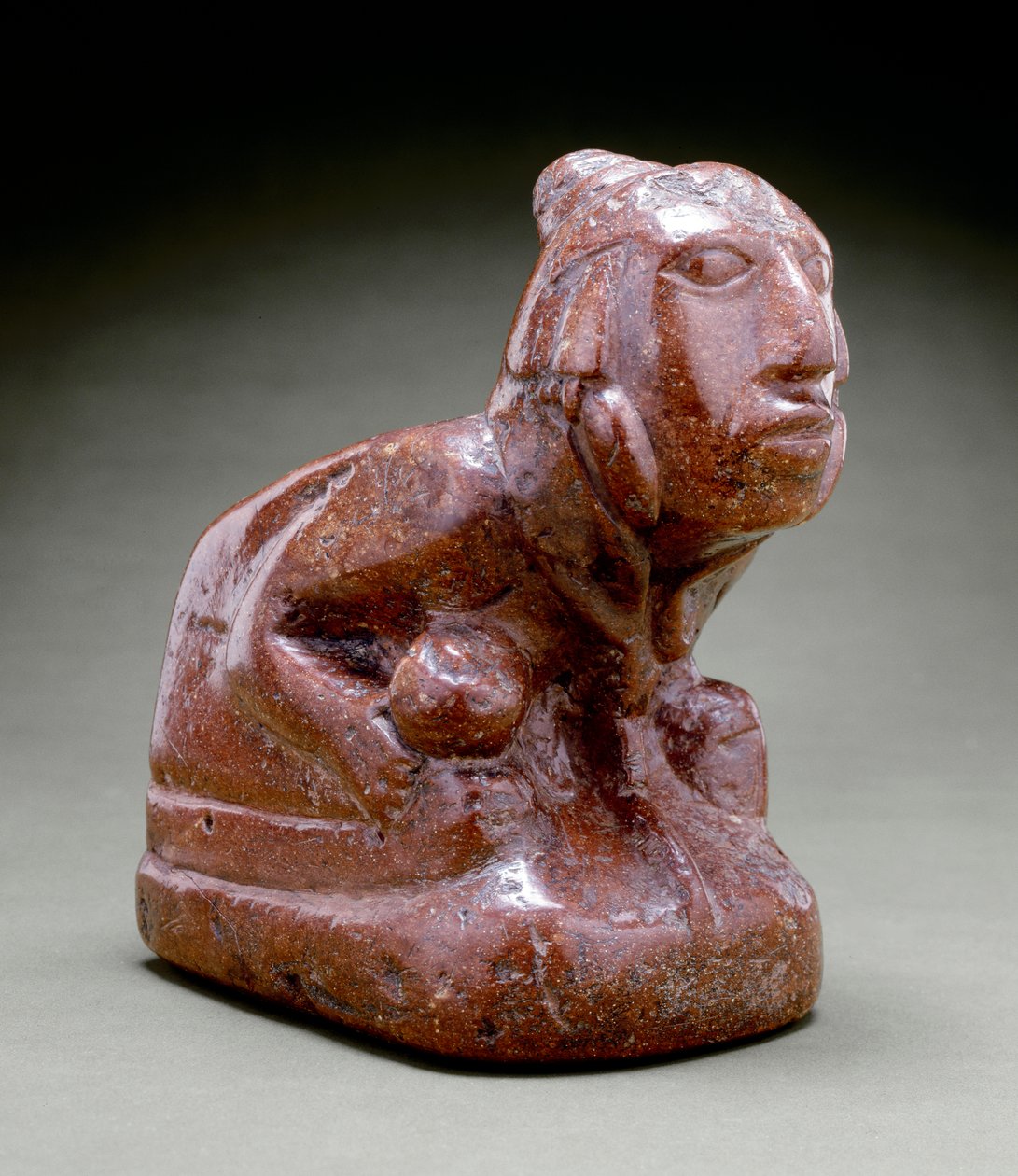 Emberi cső, Cahokia, 1000-1300 (bauxit) alkotó: Mississippian culture