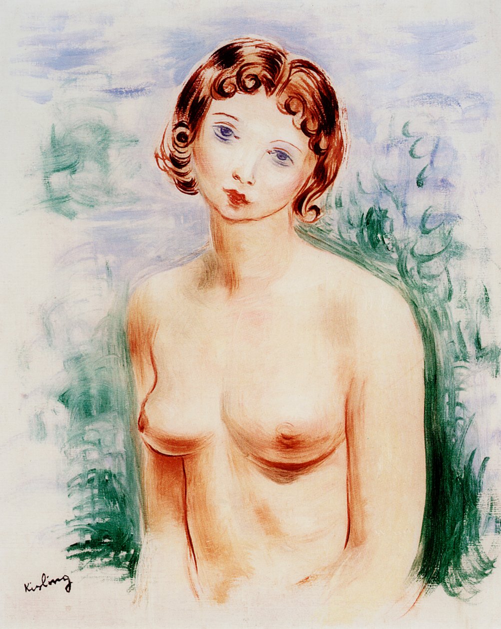 Női akt, 20. század alkotó: Moise Kisling