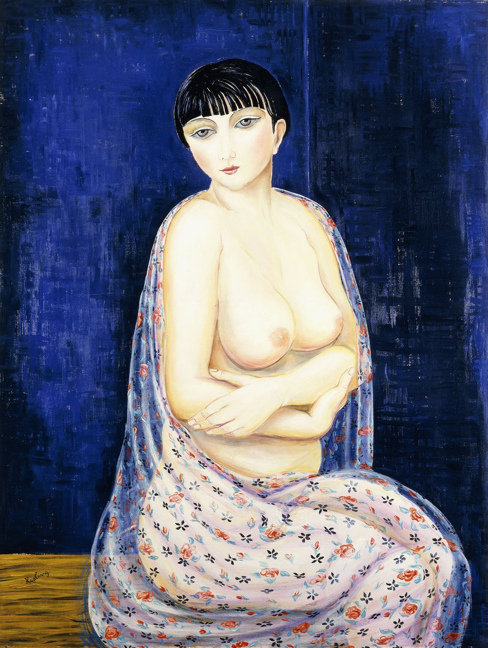 Montparnasse-i Kiki, 1926 körül (olaj, vászon) alkotó: Moise Kisling