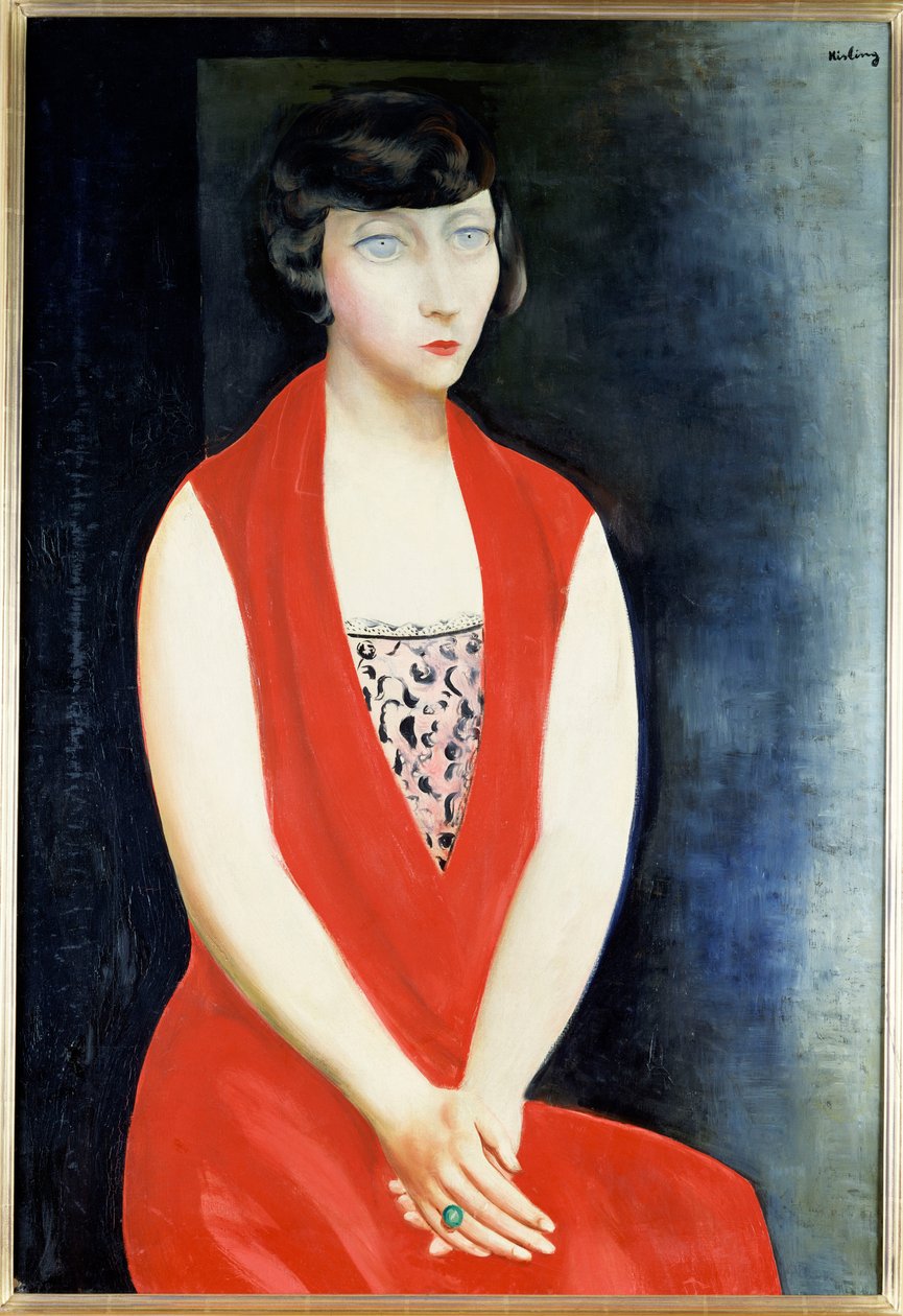 Miss Sylvie alkotó: Moise Kisling