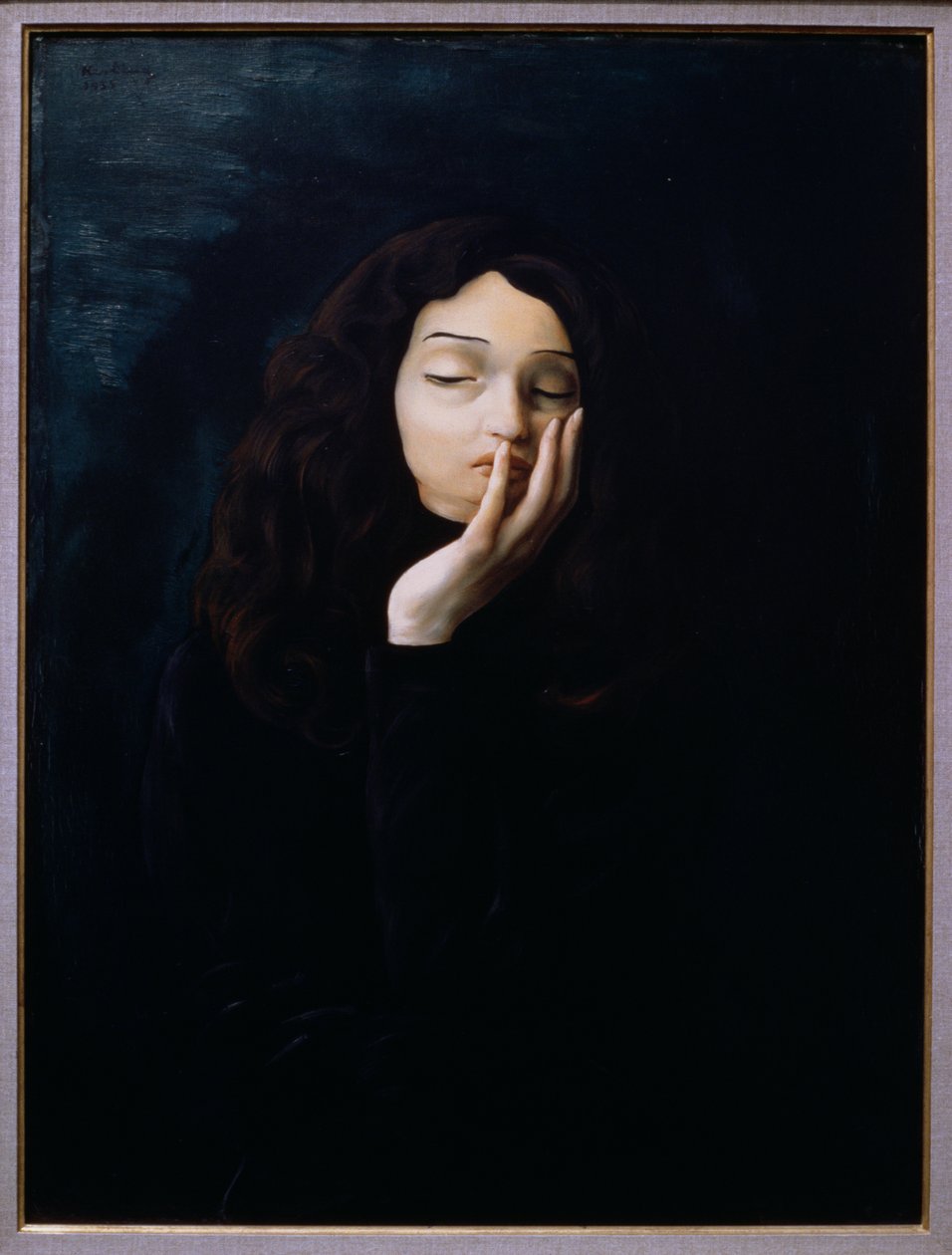 Claudia portréja alkotó: Moise Kisling