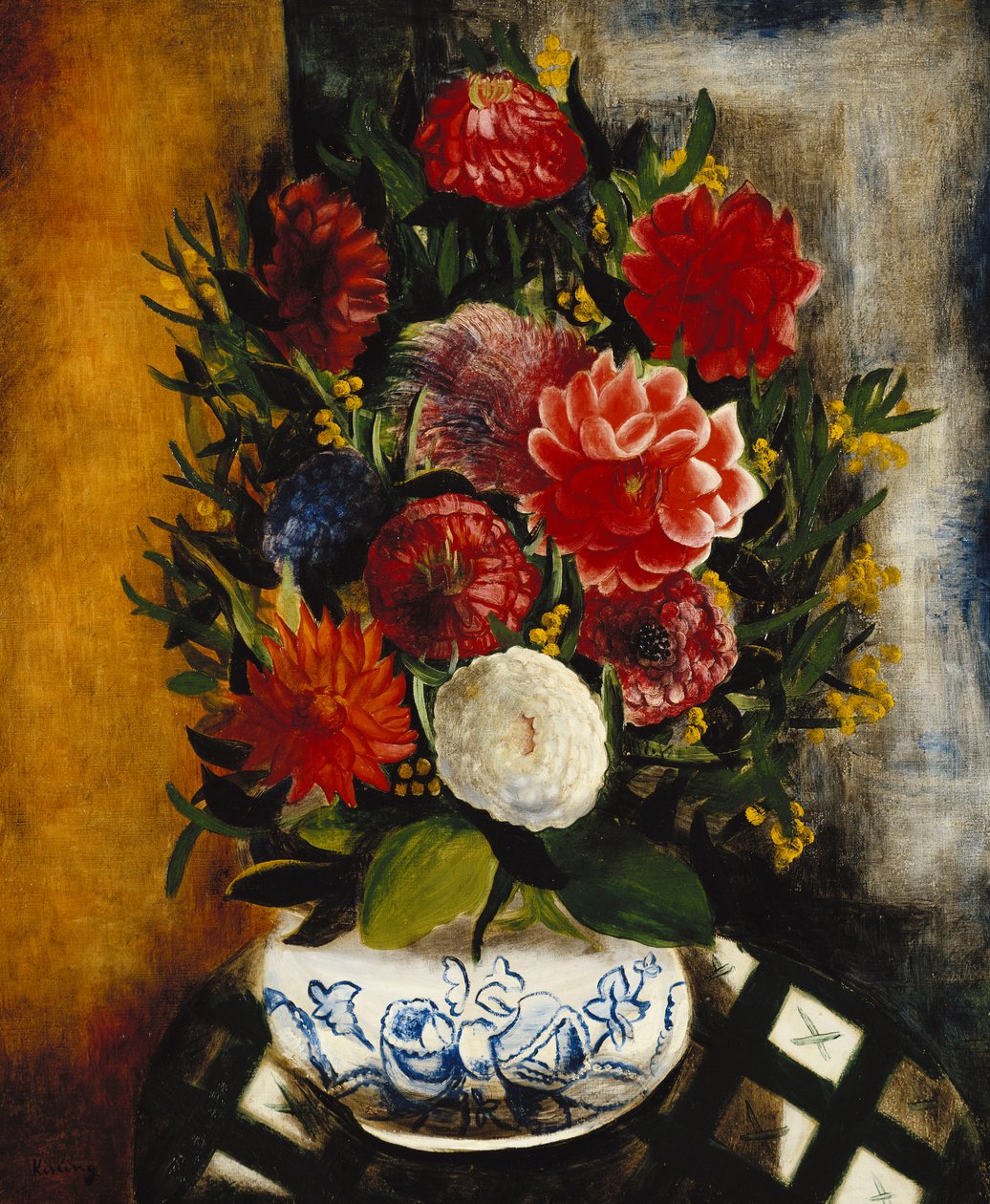 Virágváza; Vase de Fleurs alkotó: Moise Kisling