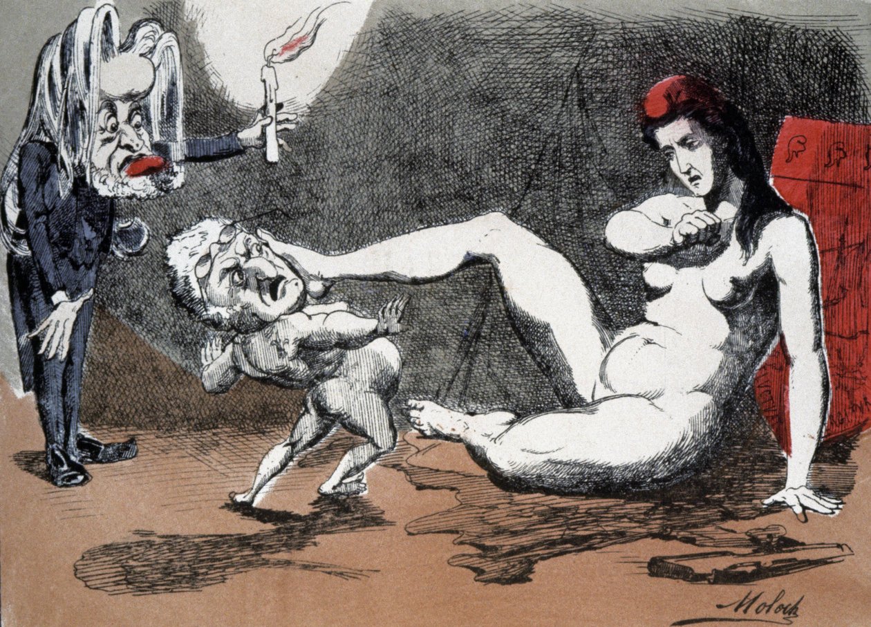 Thiers és Marianne alkotó: Moloch (1849 1909)