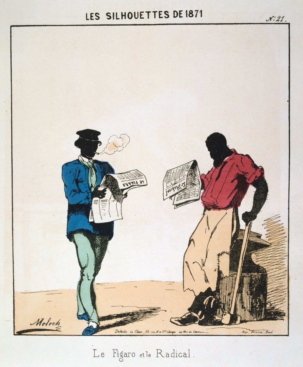 Le Figaro és a radikális, 1871 alkotó: Moloch