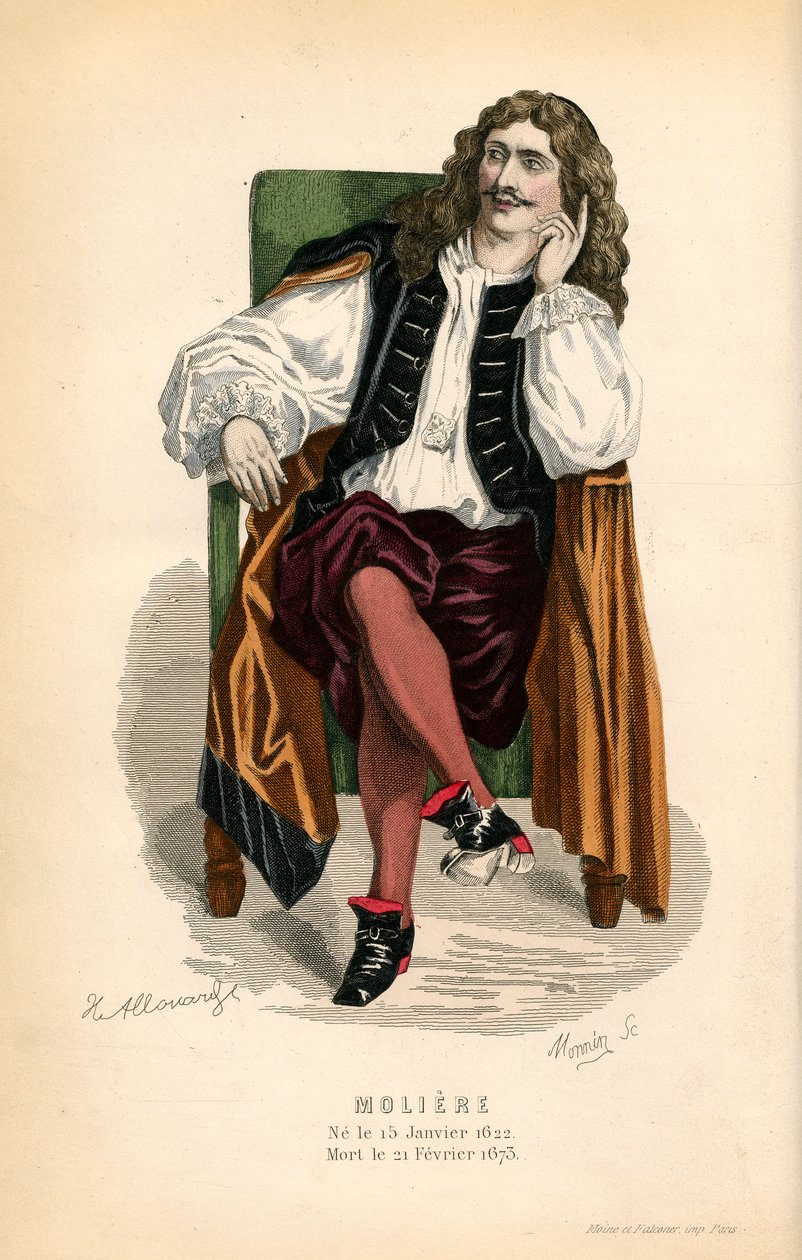 „Moliere”, 1868. alkotó: Monnin