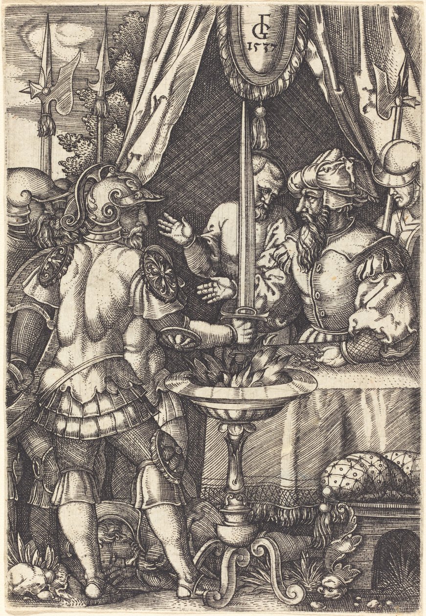 Mutius Scaevola alkotó: Monogrammist FG