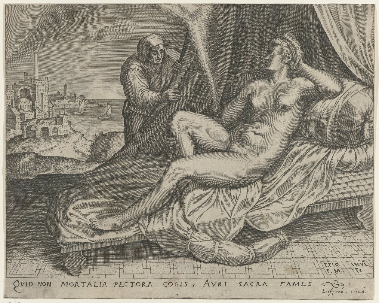 Jupiter és Danaë alkotó: Monogrammist FME