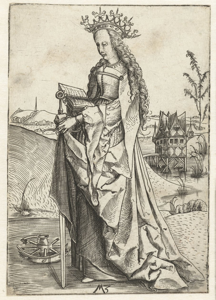 Alexandriai Szent Katalin alkotó: Monogrammist MZ
