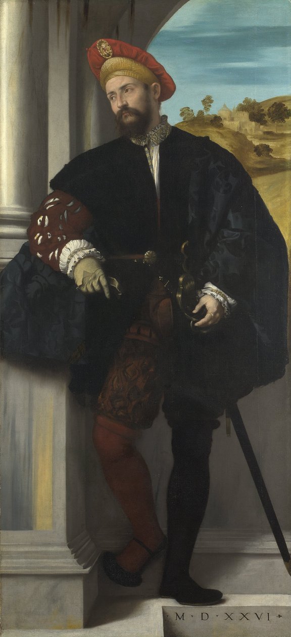 Egy férfi portréja alkotó: Moretto da Brescia