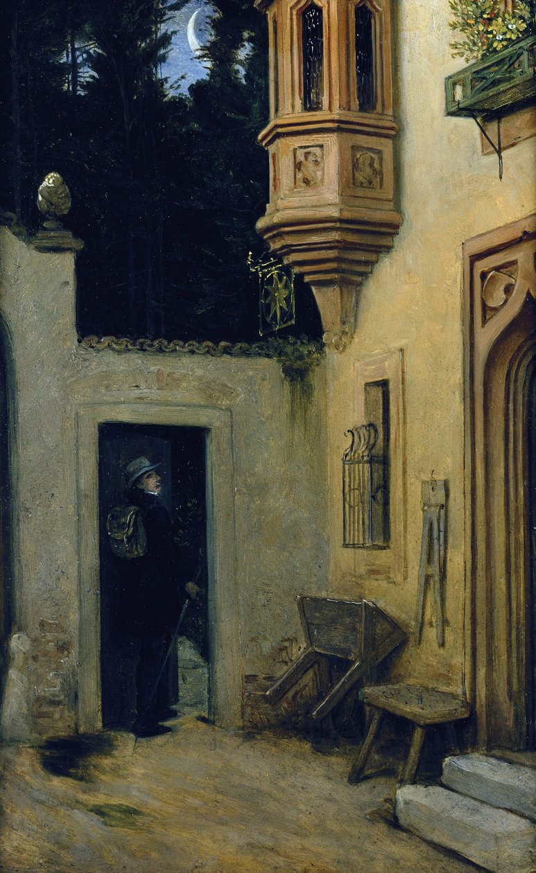 Búcsú hajnalban alkotó: Moritz Ludwig von Schwind