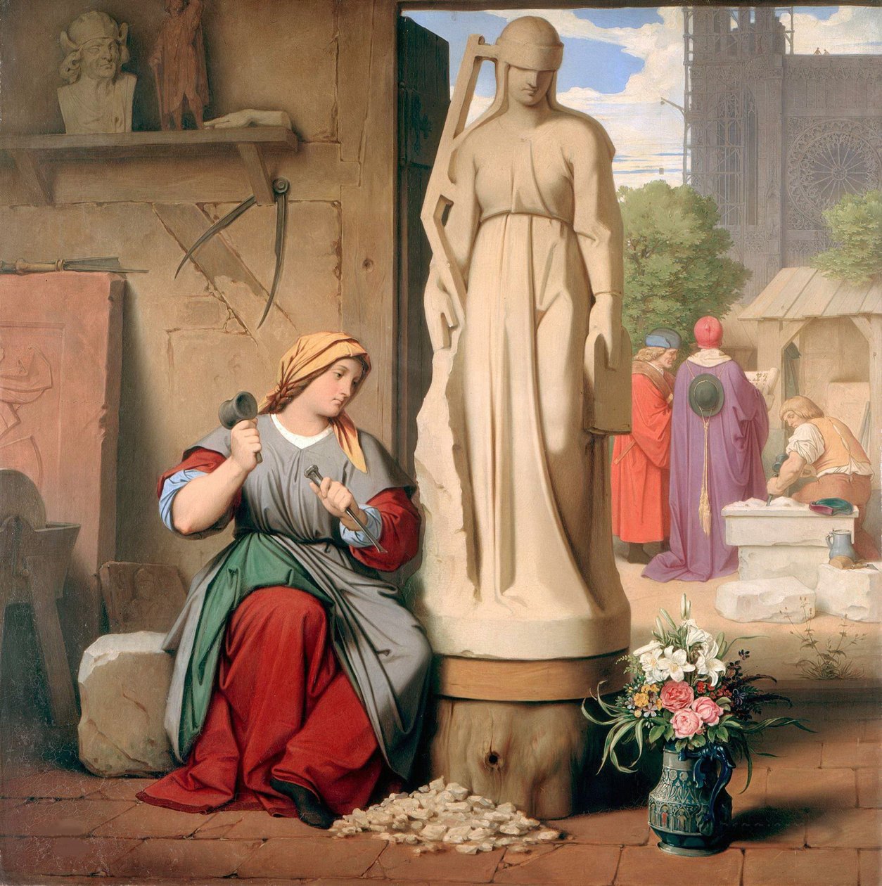 Sabina von Steinbach, 1844. alkotó: Moritz Ludwig von Schwind