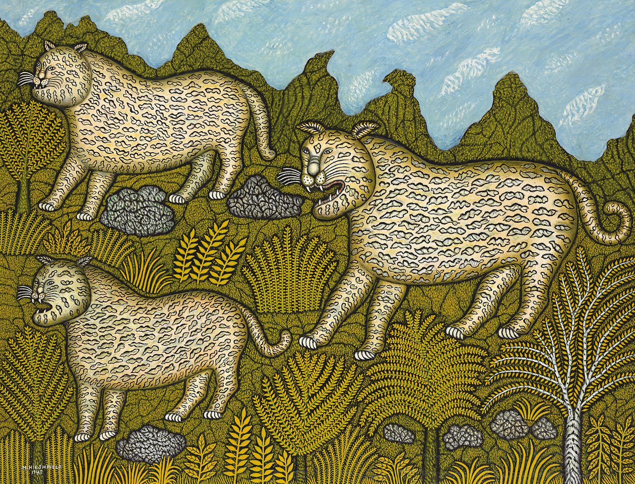 Leopárd család alkotó: Morris Hirshfield