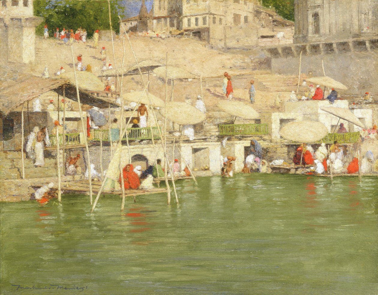 Benares, 1901 körül alkotó: Mortimer Ludington Menpes