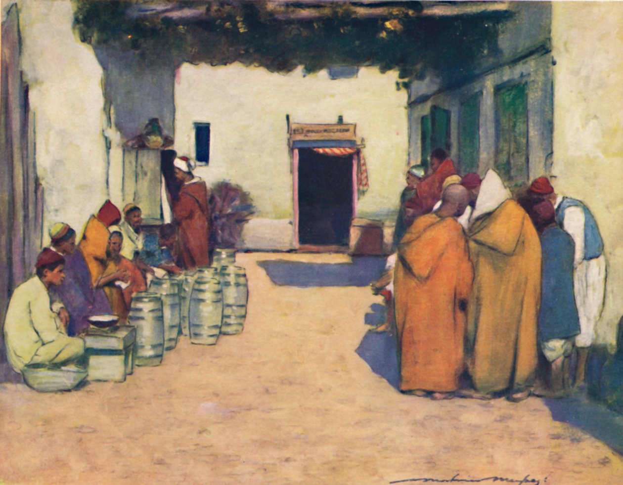 Egy udvar, 1903 alkotó: Mortimer L Menpes