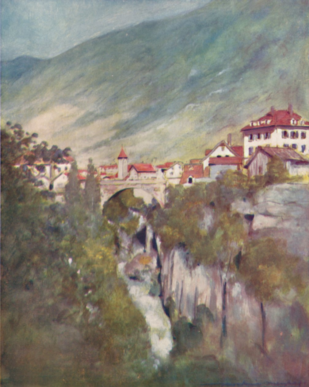 Goeschenen, 1903 alkotó: Mortimer L Menpes