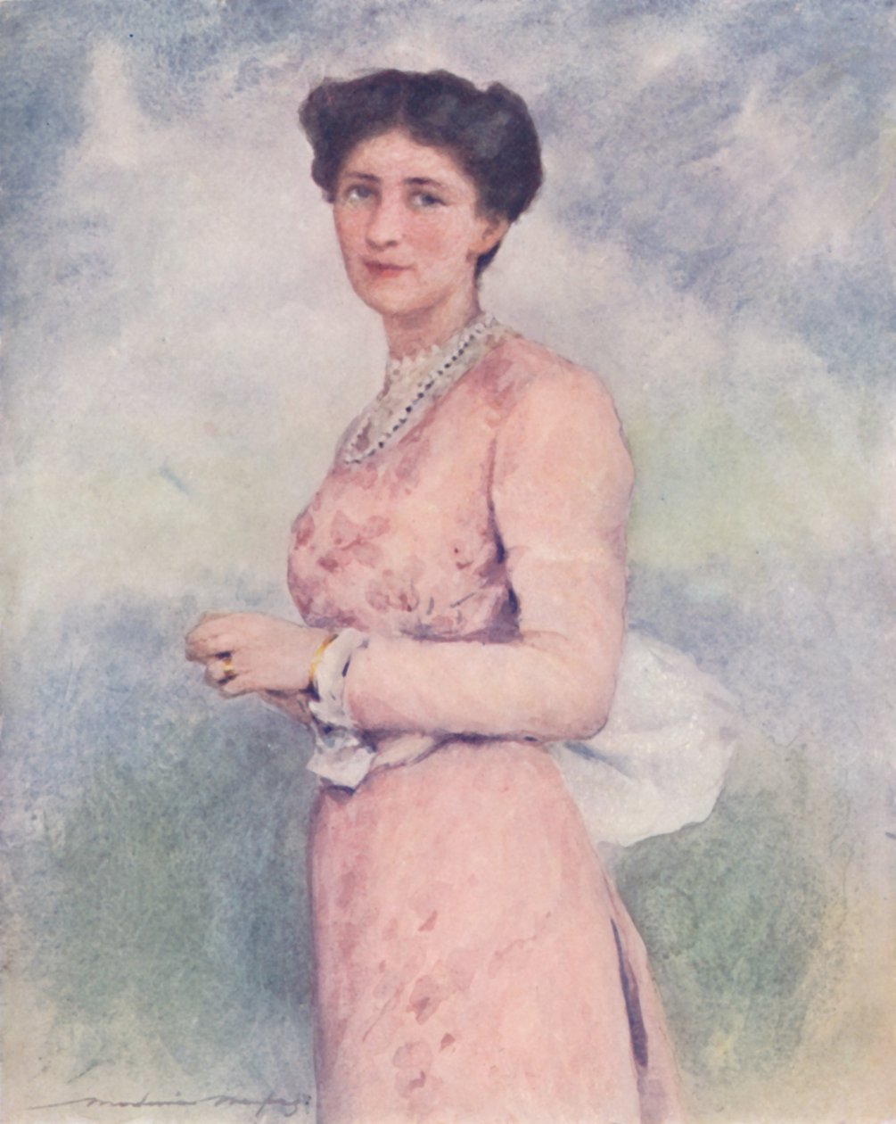 Lady Curzon, 1903 alkotó: Mortimer L Menpes