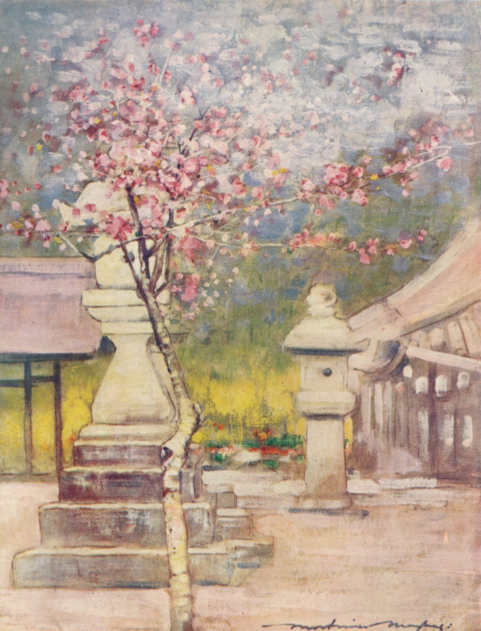 „Peach-Blossom”, 1887, 1901 alkotó: Mortimer L Menpes