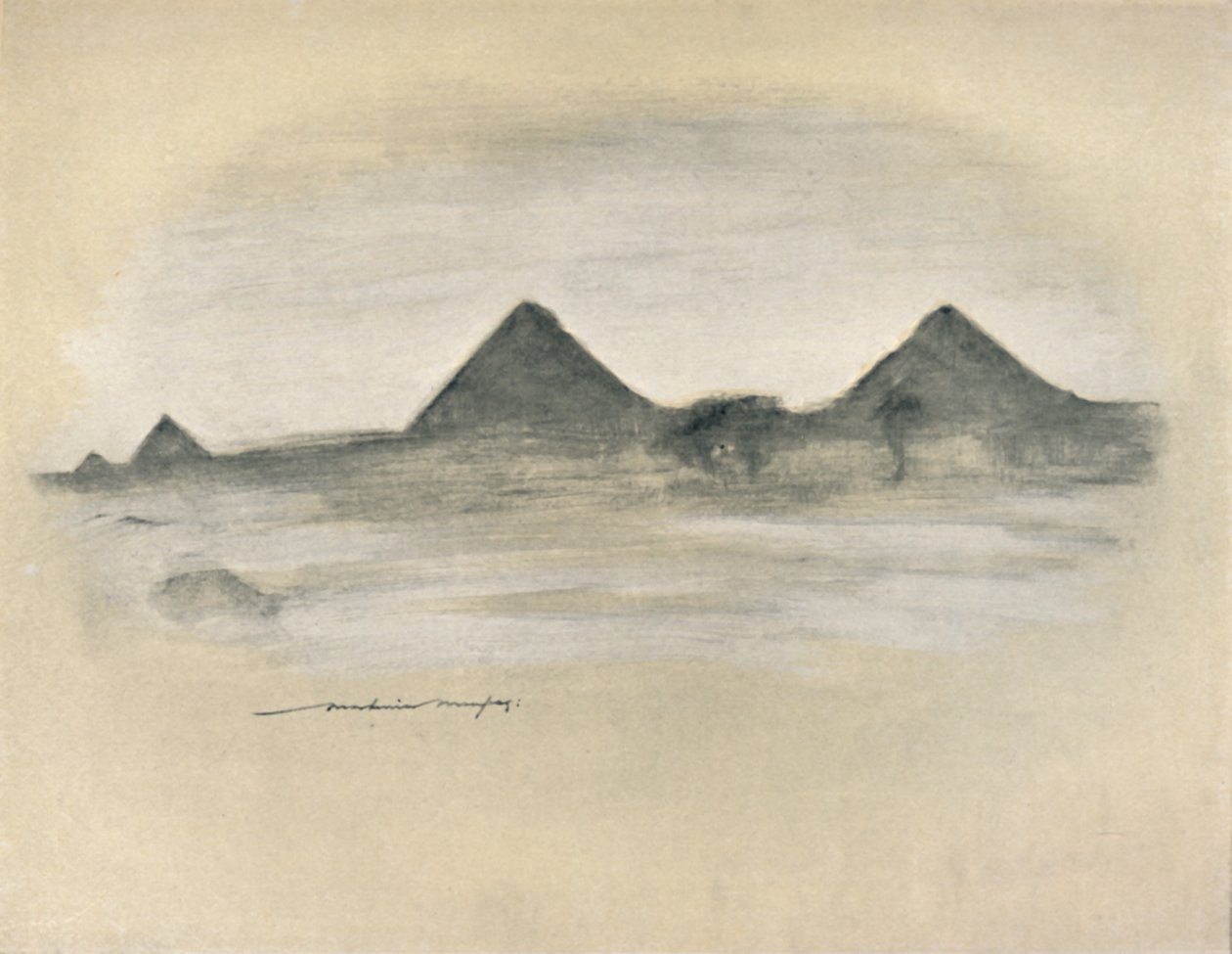 A piramisok, 1903 alkotó: Mortimer L Menpes