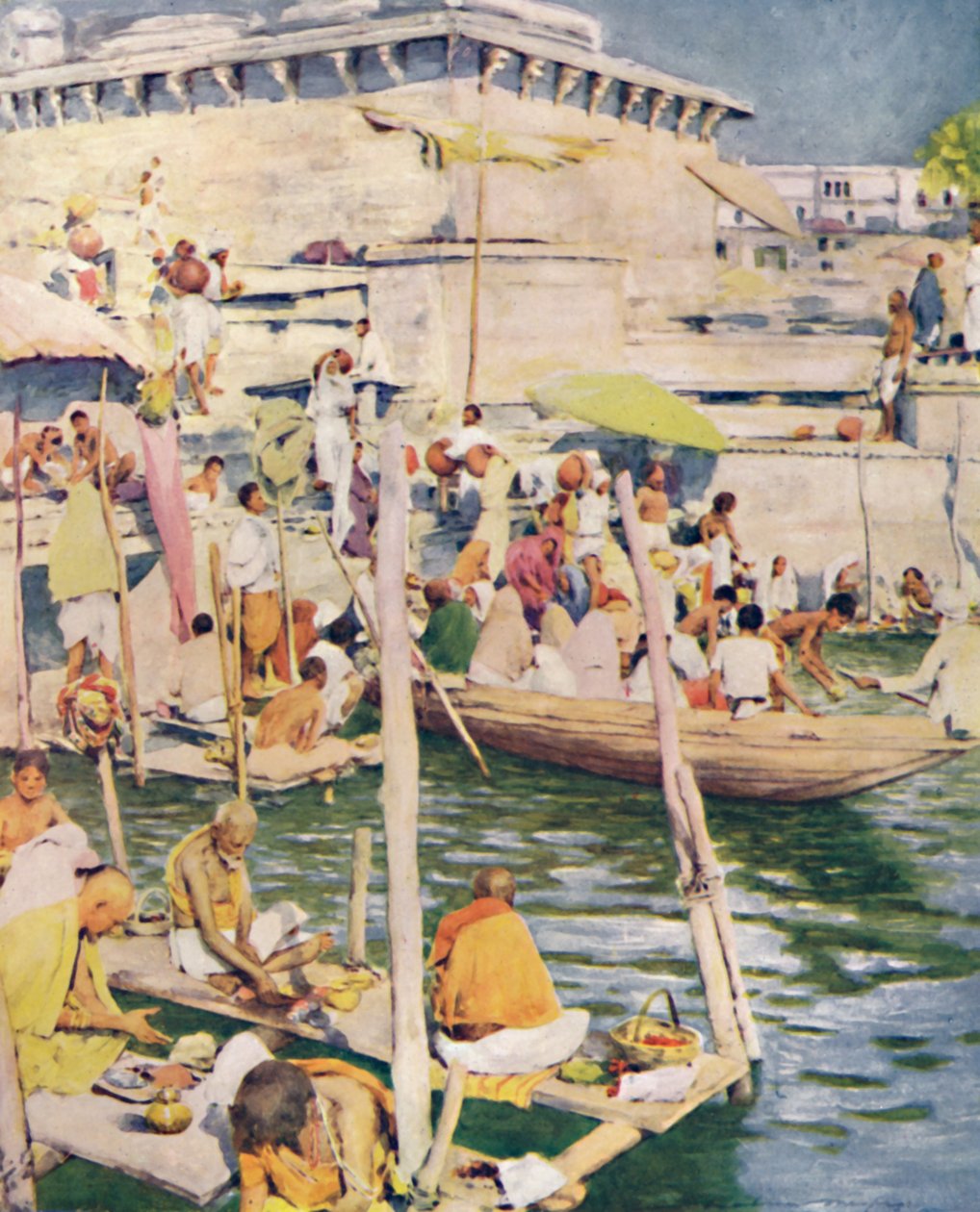 Benares, 1905 alkotó: Mortimer Ludington Menpes