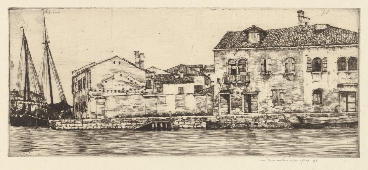 Giudecca, Velence alkotó: Mortimer Menpes