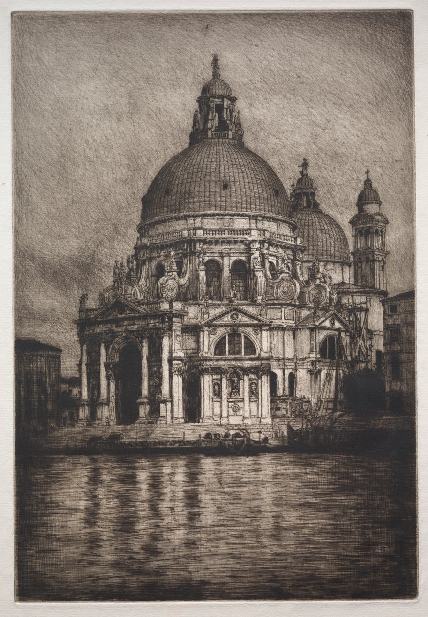 Santa Maria Della Salute #2, 1910. alkotó: Mortimer Menpes