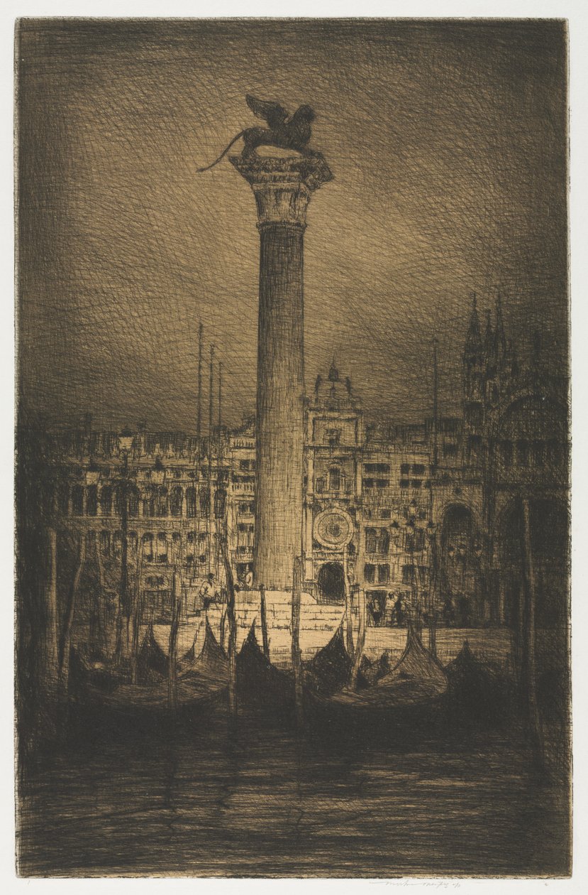 Szent Márk Piazza alkotó: Mortimer Menpes