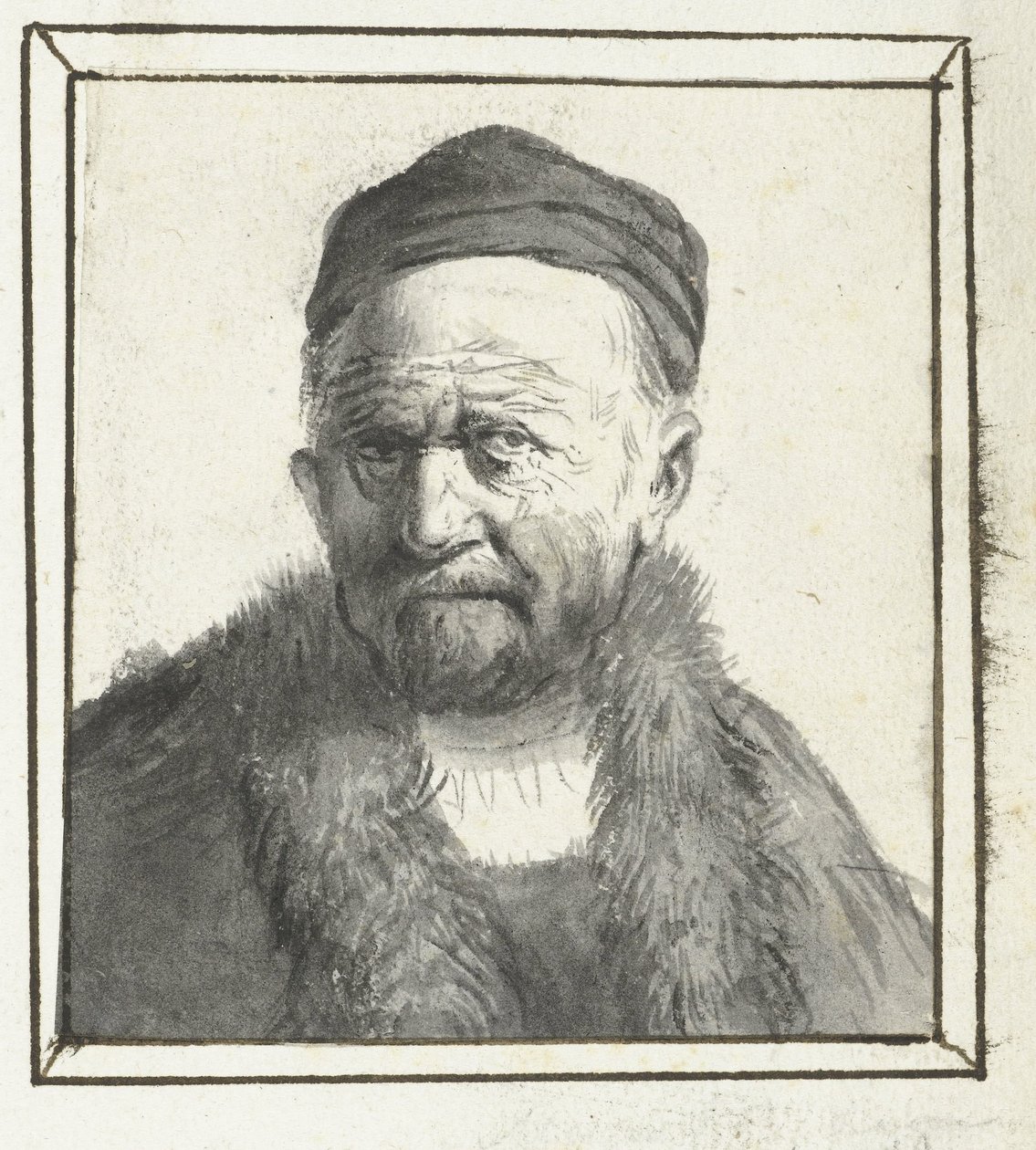 Egy férfi mellszobra alkotó: Moses Ter Borch