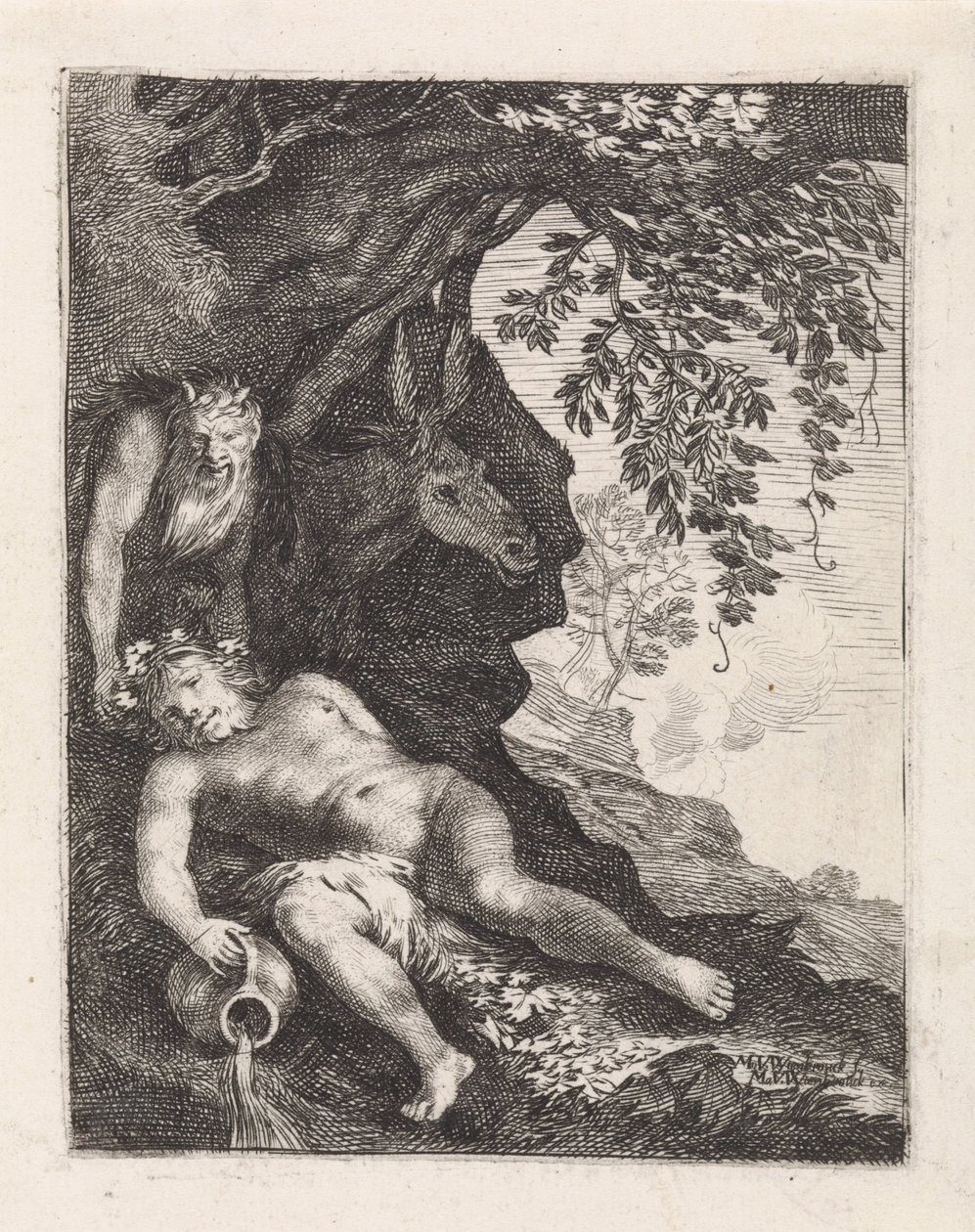 Slappende Silenus alkotó: Moyses van Wtenbrouck