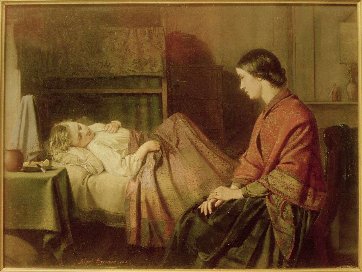 Szorongó óra alkotó: Mrs. Alexander Farmer