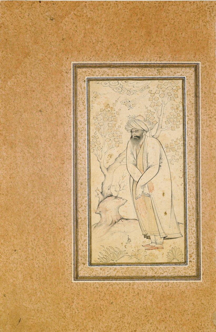 Egy álló dervis alkotó: Muhammad Muhsin