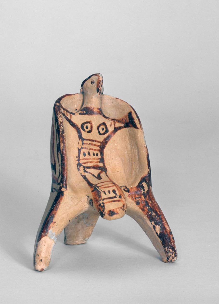 Enthroned Idol (kerámia) alkotó: Mycenaean