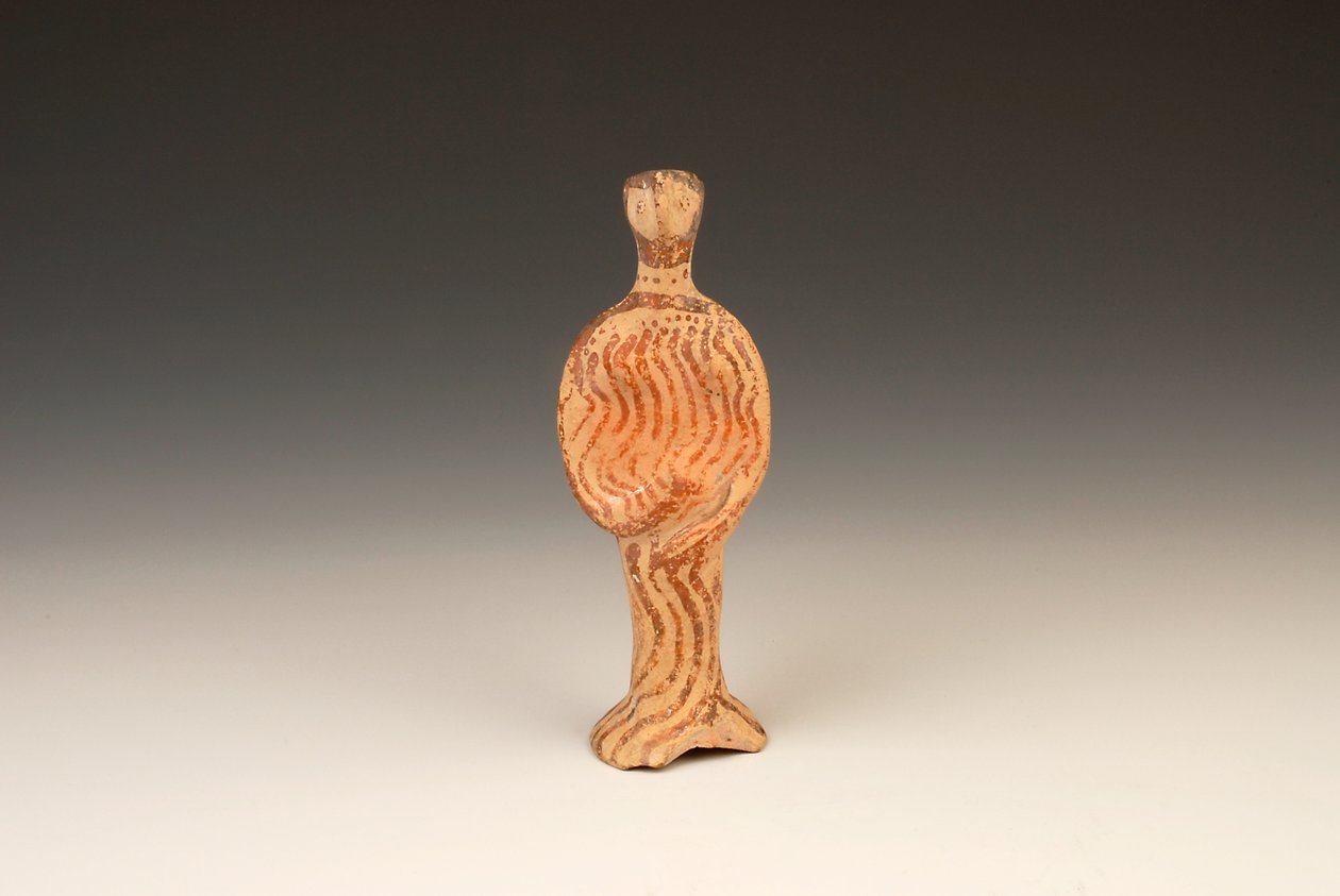 Nőfigura, Kr.e. 1400-1370 terrakotta alkotó: Mycenaean