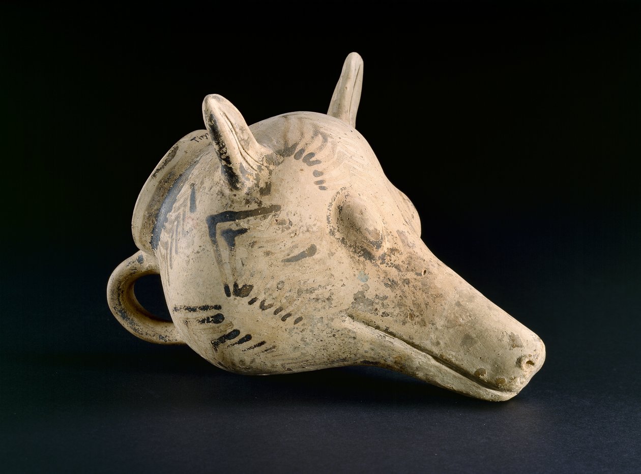 Fox rhyton kerámia alkotó: Mycenaean